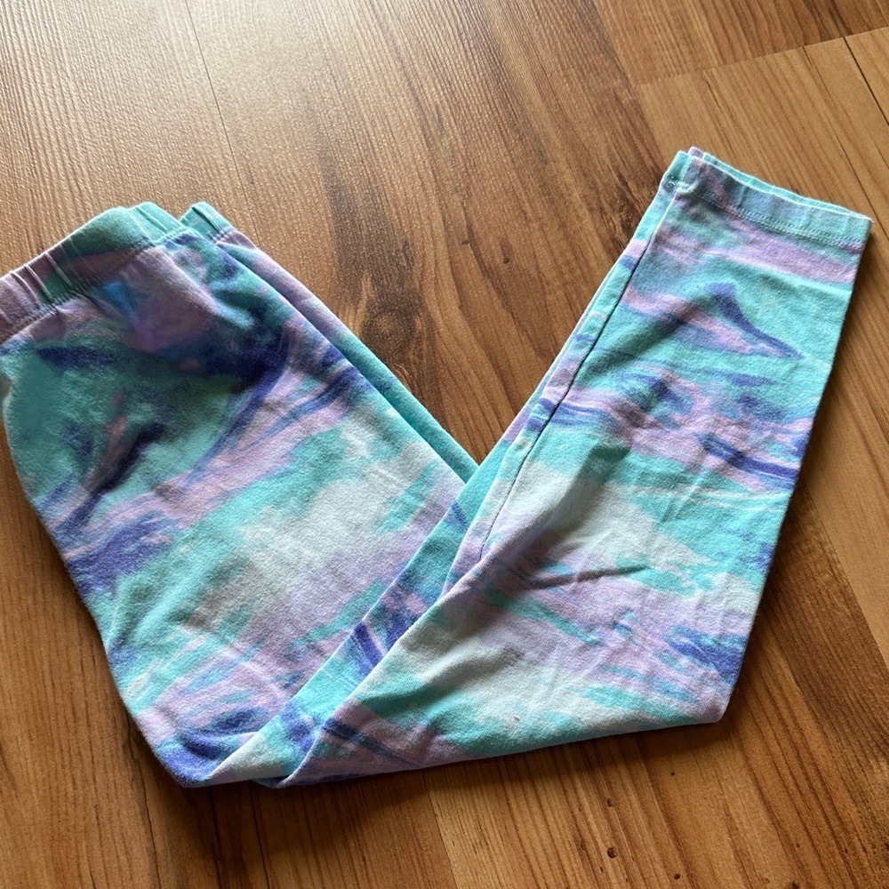 The Children's Place Girls Tie Dye Capri Leggings‎ Size L 10/12